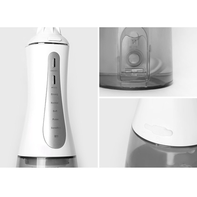 1800mAh Rechargeable Portable Dental Water Jet Flosser 350ml OEM