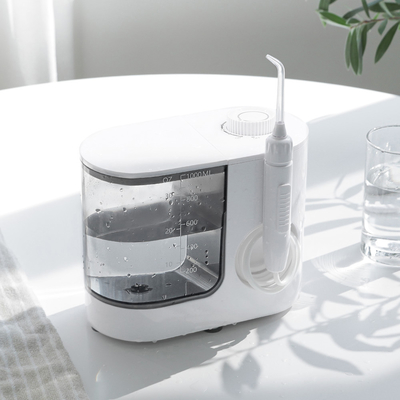 Countertop Oral Water Flosser Wireless With 6 Replacement Jet