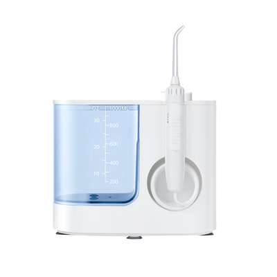 Countertop Oral Water Flosser Wireless With 6 Replacement Jet