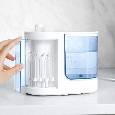 Countertop Oral Water Flosser Wireless With 6 Replacement Jet