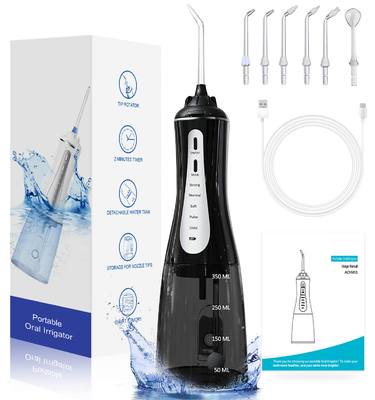 IPX7 Oral Irrigator Cordless Water Flosser High Pressure 5 Modes