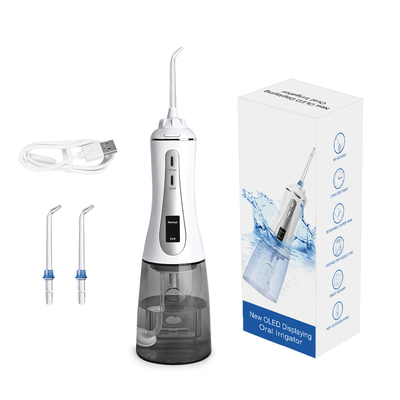 Rechargeable Cordless Water Flosser Teeth Cleaner With LED Display