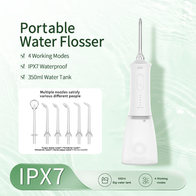 Cordless IPX7 waterproof electric rechargeable dental care  water flooser
