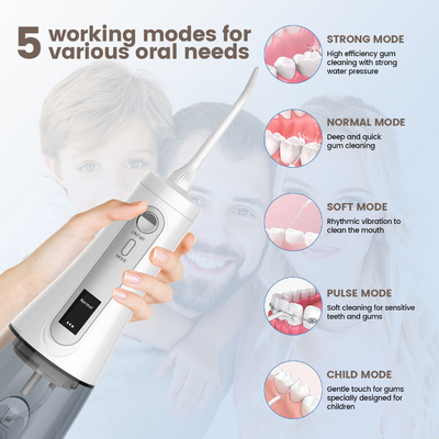 New Design Portable Cordless Dental Water Jet  With Display Water Irrigator For Oral Care