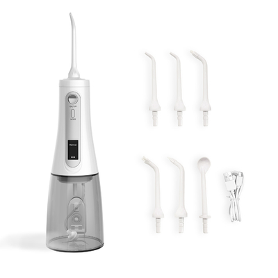 350ML Portable Travel Cordless Rechargeable Oral Irrigator IPX7 Waterproof Electric Cordless Portable Water Flosser