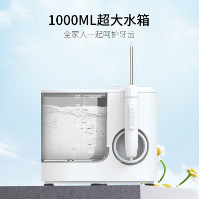 Timer Yes Electric Dental Water Flosser for After-service Valid Within 12 Months of Customizable Settings