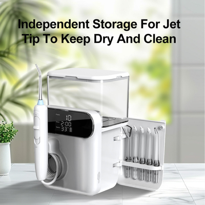 IPX5 Waterproof Cordless Dental Flosser with UV Disinfection 1000ml Oral Irrigator Electric Family Water Flosser