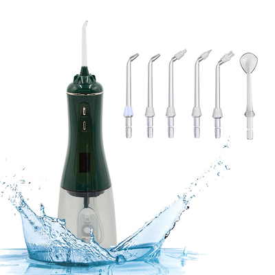 Durable 3W Portable Dental Irrigator , OLED Easy Floss High Pressure Water Flosser