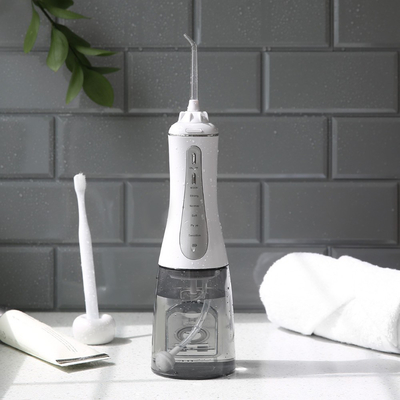 Dual Voltage Oral Water Flosser For Teeth Portable With 350ML Water Tank