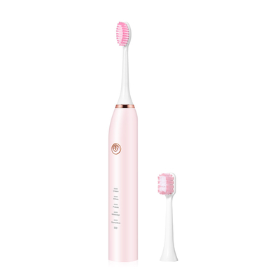 Recyclable Electric Sonic Toothbrush Pink Lightweight ABS POM Material