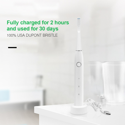 Ultralight 3.7V Oral Care Sonic Toothbrush , IPX7 Portable Electric Toothbrush