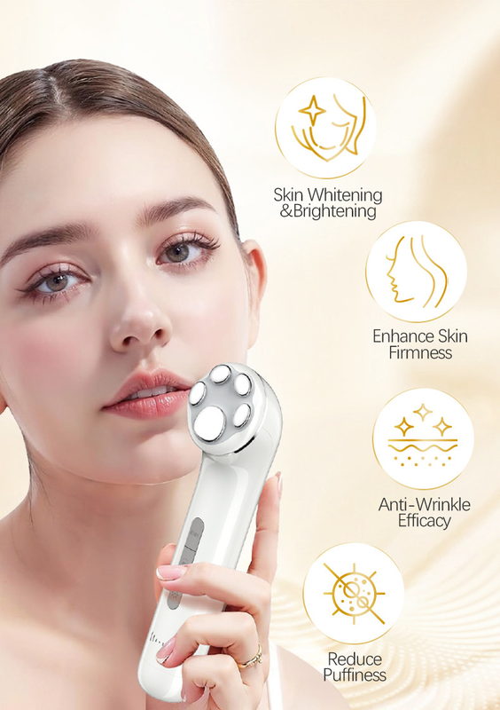 MICROCURRENT WRINKLE REMOVER CARE ems Skin Lifting Device Facial Beauty Skin Tightening Anti-aging Led Light Photon Therapy Machine Face Massager