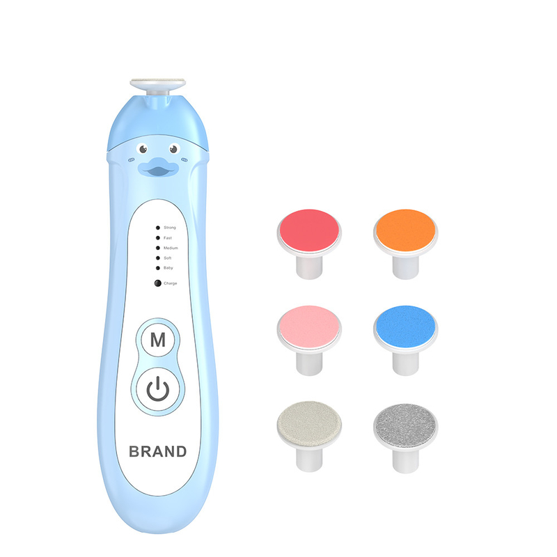 Travel-Friendly Manicure Pedicure Set with ABS Case and 250mAh Battery Capacity Including Nail Clippers
