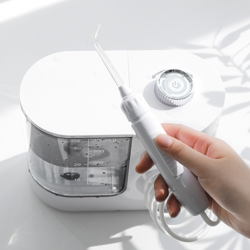 OEM Rechargeable Water Flosser With UV Sterilizer Ipx5 Waterproof