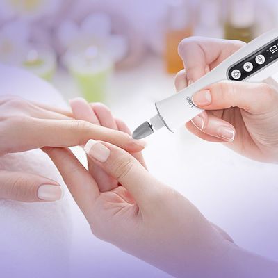 LED Display Electric Nail Polishing Machine Low Noise USB Charging Manicure Pedicure Nail File Set Electric Nail Drill