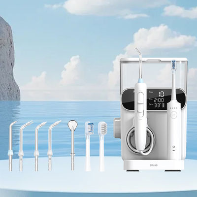 Oral Irrigator 1000ml Teeth Washing Machine Display Screen 2IN1 Electric Water Flosser with Toothbrush